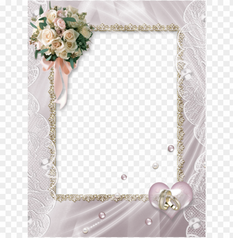 vintage gold wedding PNG images with transparent layering