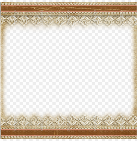 vintage lace border - vintage brown frames Transparent PNG graphics bulk assortment
