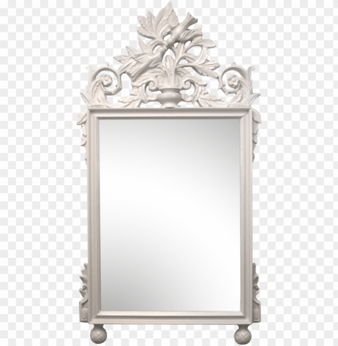 vintage light gray chinoiserie mirror on chairish - mirror Free PNG images with alpha channel