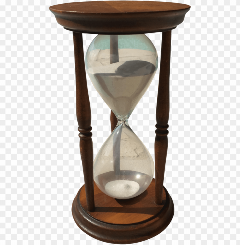 vintage m - vintage sand clock PNG Isolated Object on Clear Background