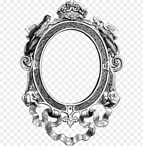 vintage ornate frame Isolated PNG Image with Transparent Background