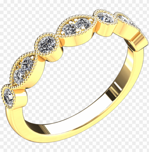 vintage style diamond ring set in yellow gold style - ri Free PNG images with transparent layers compilation