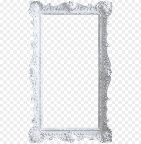 vintage white frame - shabby chic frame silver Free PNG transparent images