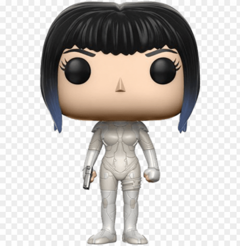 vinyl ghost in the shell - funko pop ghost in the shell major PNG Image Isolated with Transparent Clarity