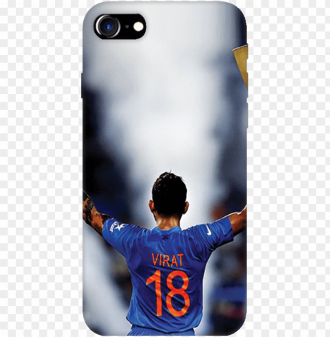 virat kohli 18 phone cover - mobile phone case PNG pics with alpha channel