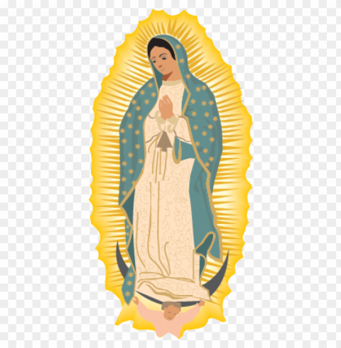 virgen de guadalupe vector free PNG pics with alpha channel