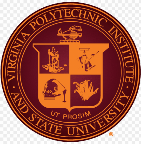 virginia tech logo - virginia polytechnic institute and state university Isolated Illustration in Transparent PNG
