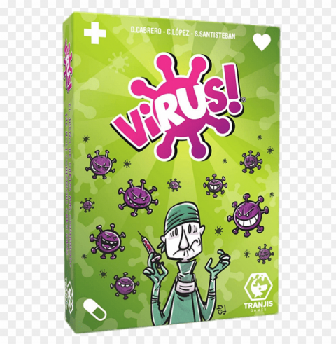 virus card game PNG with no background required