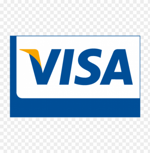 visa logo transparent Isolated Artwork on Clear Background PNG