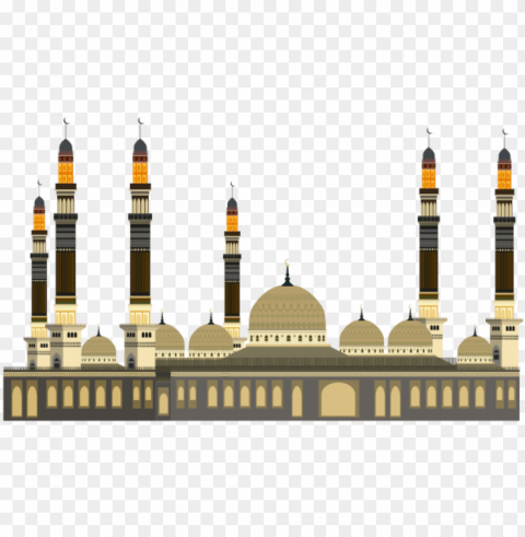 visit - gambar masjid PNG Image with Isolated Graphic