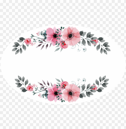 visit - topo de bolo floral Transparent PNG image free
