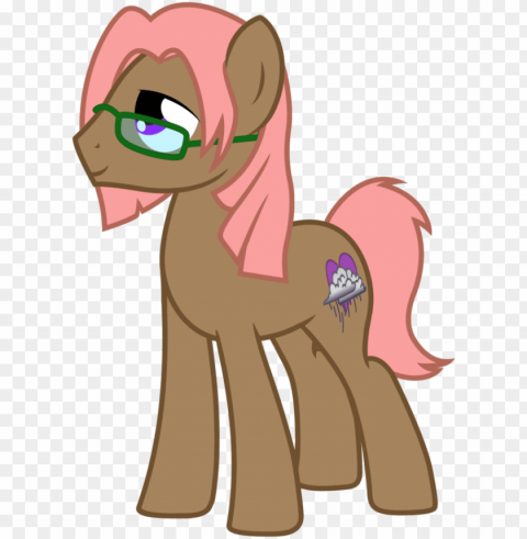 vito cutie mark earth pony glasses oc oc Isolated Item on HighResolution Transparent PNG