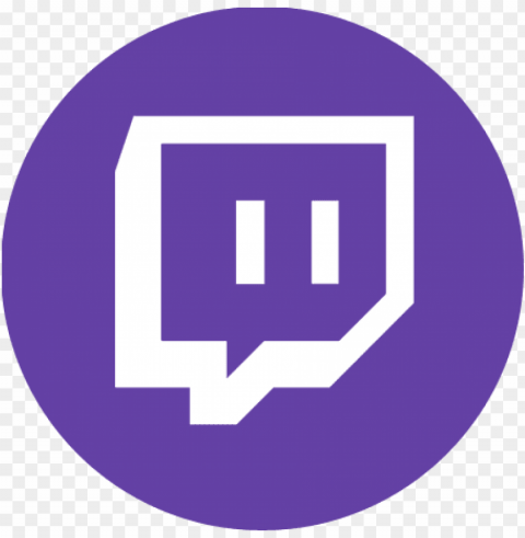 vk share button - twitch logo round PNG images with clear cutout