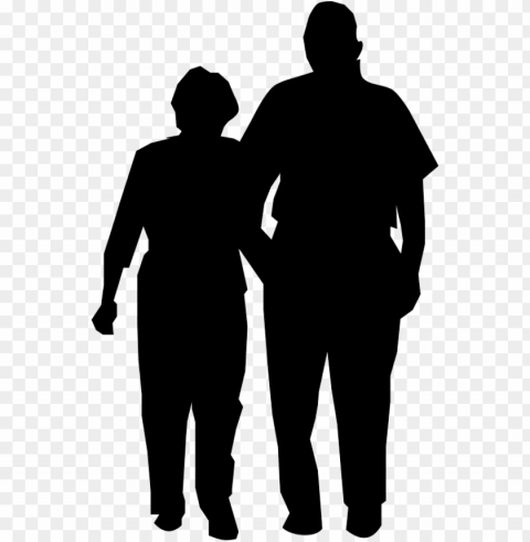 vmed - info - couple walking silhouette PNG transparent photos assortment