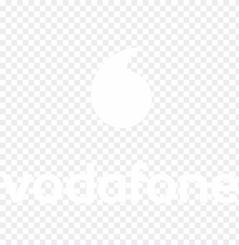 vodafone logo white Transparent art PNG