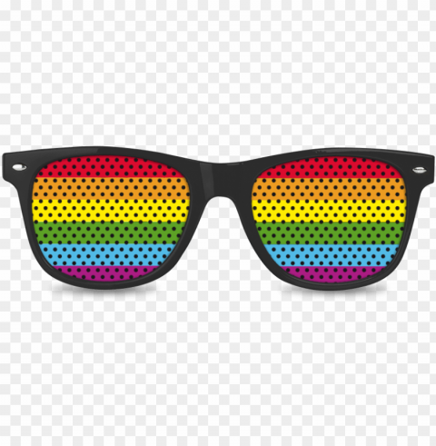 voir - pop art glasses Isolated Design Element on Transparent PNG
