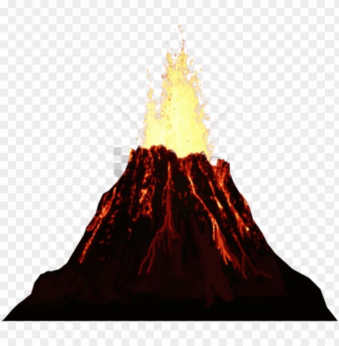 volcano erupting - volcano transparent PNG images with no background needed