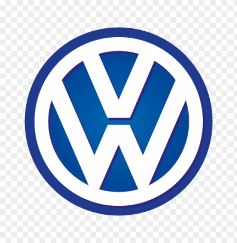 volkswagen auto vector logo free Isolated Artwork in Transparent PNG