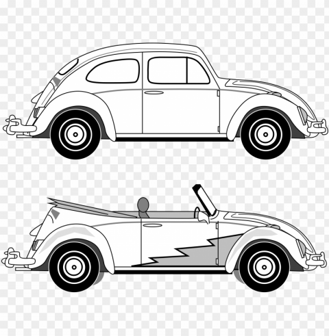 volkswagen clipart outline car - vw beetle clipart Clear PNG graphics