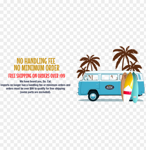 volkswagen clipart vw bus - uber decals vinyl wall decal sticker palm trees 143 PNG with cutout background