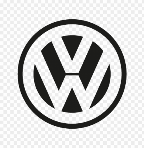 volkswagen eps vector logo download free Isolated Artwork on Clear Background PNG