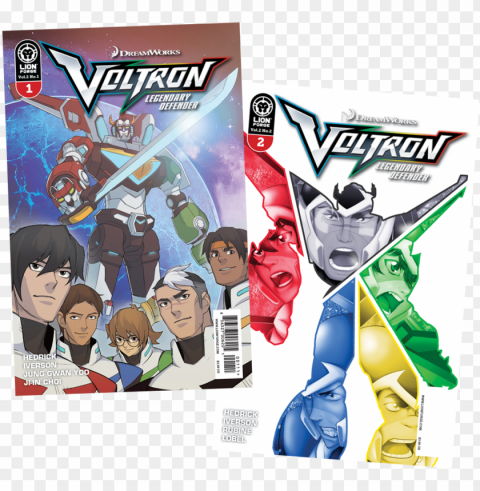 voltron legendary defender volume 2 issue PNG files with clear backdrop collection