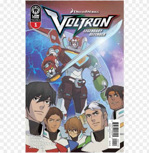 voltron legendary defender volume 2 issue PNG files with clear background bulk download
