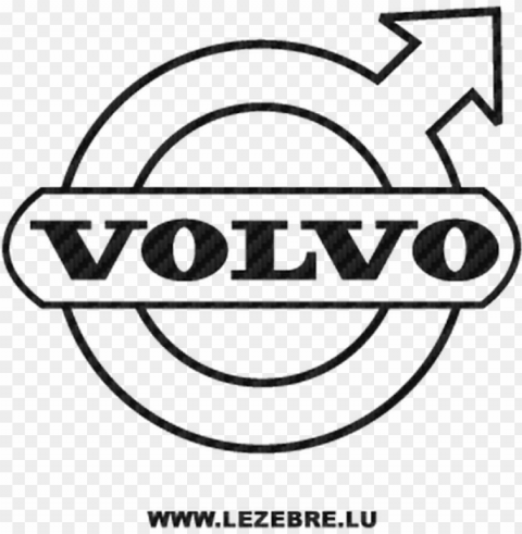 volvo logo carbon decal - volvo logo 1959 PNG for educational projects