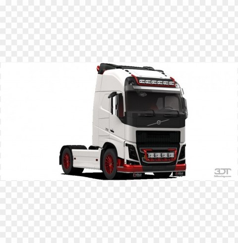 volvo truck Isolated Subject in Transparent PNG Format