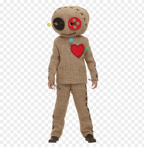 voodoo doll costume Clean Background Isolated PNG Icon