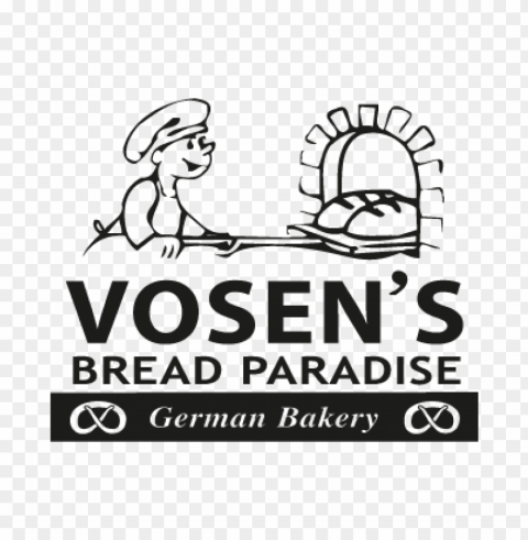 vosens bread paradise vector logo Free PNG