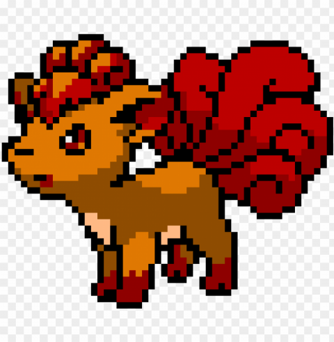 vulpix - 16 bit pokemon sprite Isolated Character on HighResolution PNG
