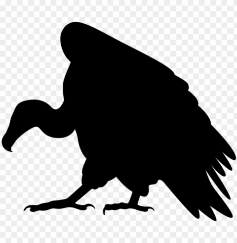 vulture image royalty free buzzard huge - vulture silhouette clip art PNG with Transparency and Isolation
