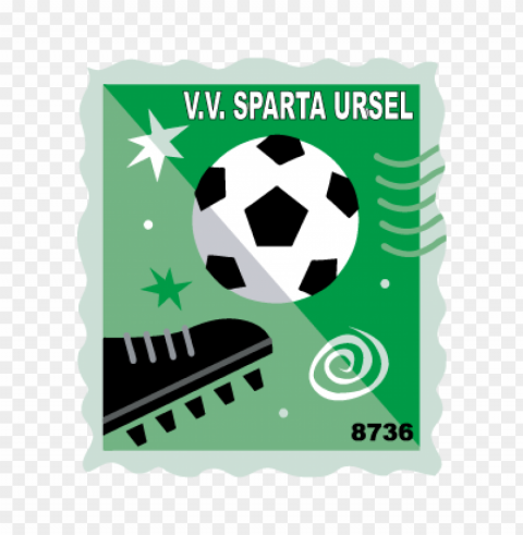 vv sparta ursel vector logo ClearCut Background PNG Isolated Item