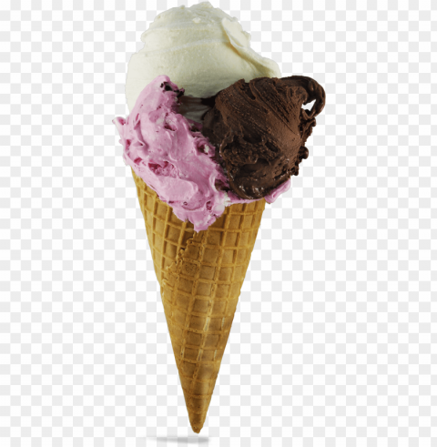 waffle cone - ice cream cone High Resolution PNG Isolated Illustration