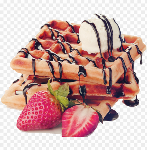 waffles ClearCut Background PNG Isolation