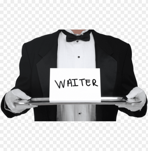 waitress Clear Background PNG Isolated Graphic