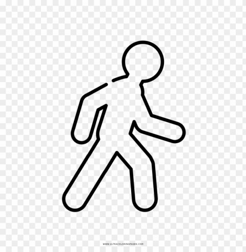 Walk Coloring Isolated Object On Transparent PNG