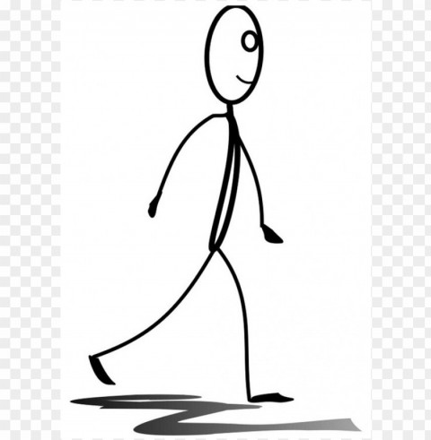 walk coloring Clear Background PNG with Isolation