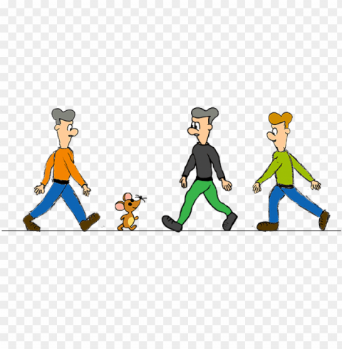 walking people - huma Isolated Graphic on HighQuality PNG