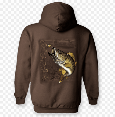 walleye - follow the action walleye hunter t-shirt PNG images with alpha channel selection