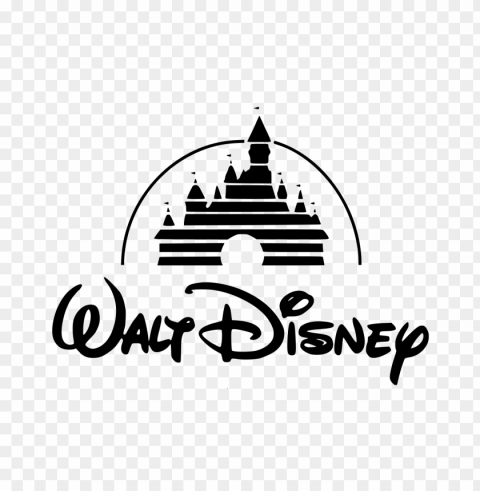 walt disney logo transparent Isolated PNG Element with Clear Transparency