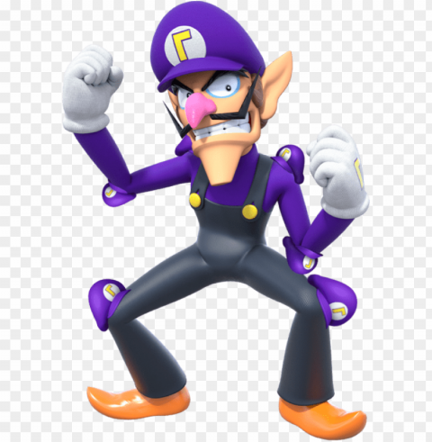 waluigi's hat on various objects and creatures waluigi's - waluigi super mario party render PNG with transparent background free
