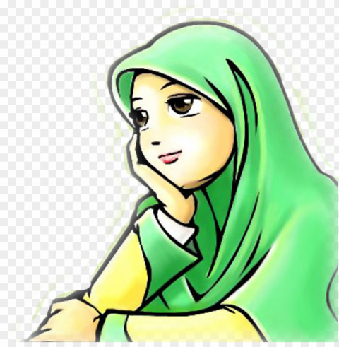 Wanita Muslimah 8 Image - Kartun Termenu PNG Transparent Photos Massive Collection