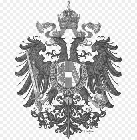 wappen kaisertum Österreich 1815 - coat of arms jacob Clear Background PNG Isolated Item