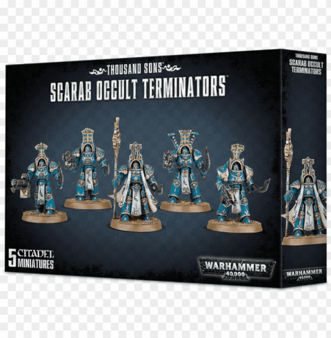 warhammer thousand sons scarab occult terminators Alpha channel PNGs