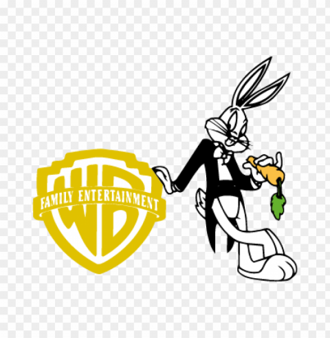 warner bros family entertainment vector logo free Transparent PNG Isolated Design Element