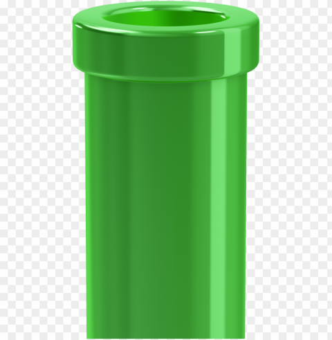 warp pipe artwork - mario green pipe Isolated Design Element in Clear Transparent PNG