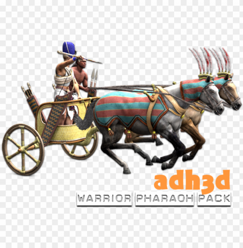 warrior pharaoh pack - chariot 3d model PNG images for personal projects