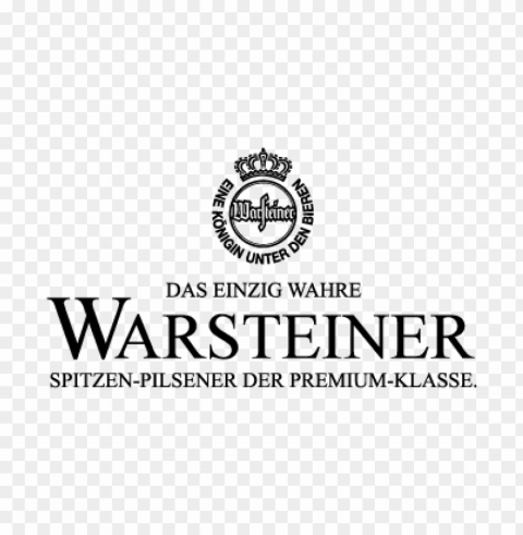 warsteiner 2004 vector logo PNG transparent graphics comprehensive assortment